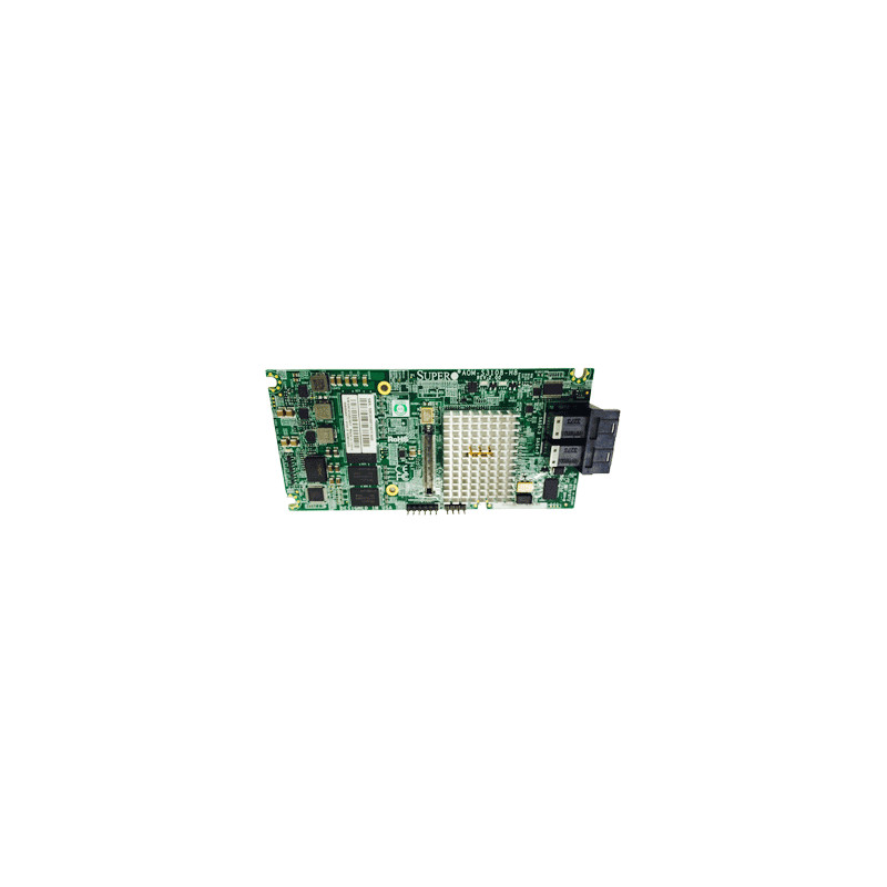SUPERMICRO Add-on-Module with LSI 3108, SAS-3/Gen-3 12Gb/ROC, RAID 0, 1, 5, 6, 10, 50, 60, 2GB cache, 2x SFF-8643