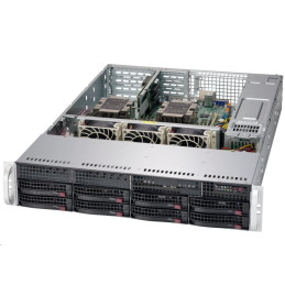 SUPERMICRO 2U chassis 8x 3,5" HS SAS3/SATA, 2x1000W (80PLUS Titaninum) , WIO