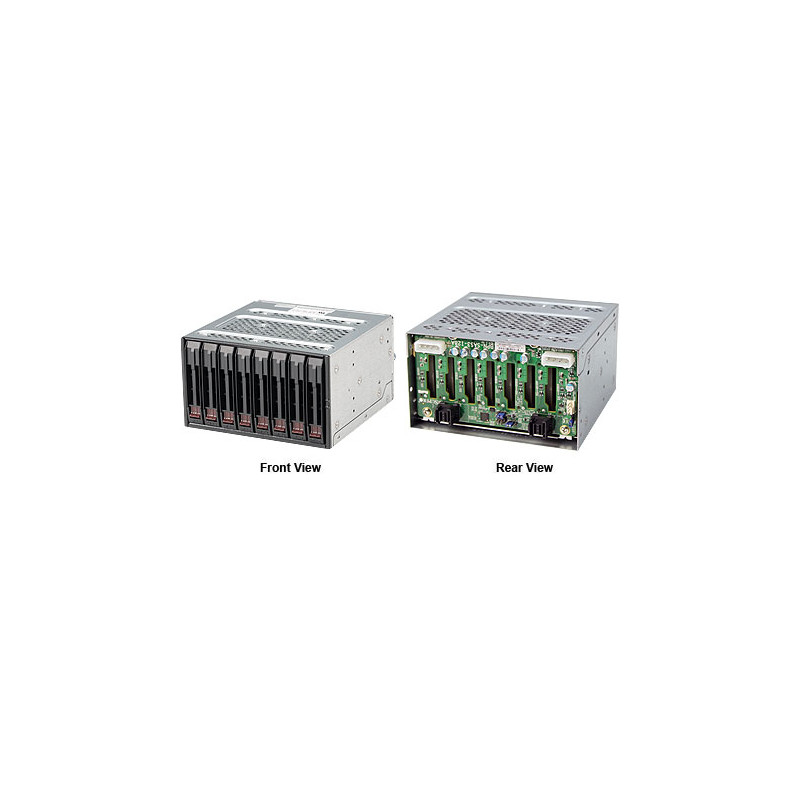 SUPERMICRO Mobile Rack M28SACB - 8x 2,5" hotswap do 2x 5,25" pozice (2x 8643), pro CSE-743/745/747/748/842/835