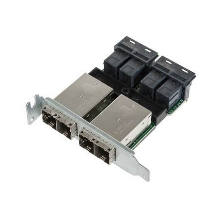 SUPERMICRO 16-port Mini SAS HD Int-to-Ext cable adapter - low profile