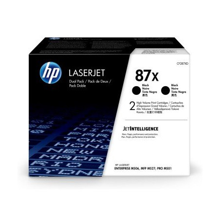 HP Toner č.87X LaserJet čierny 2-pack