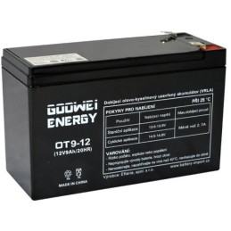 GOOWEI ENERGY Pb záložní akumulátor VRLA AGM 12V/9Ah (OT9-12)