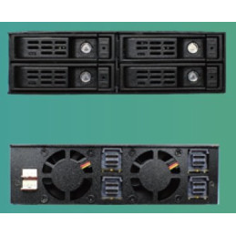 Jou Jye Backplane NVMe 4x 2,5"HDD do 5,25" (4x SFF-8643)