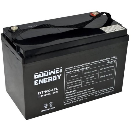 GOOWEI ENERGY Pb záložní akumulátor VRLA GEL 12V/100Ah (OTL100-12)