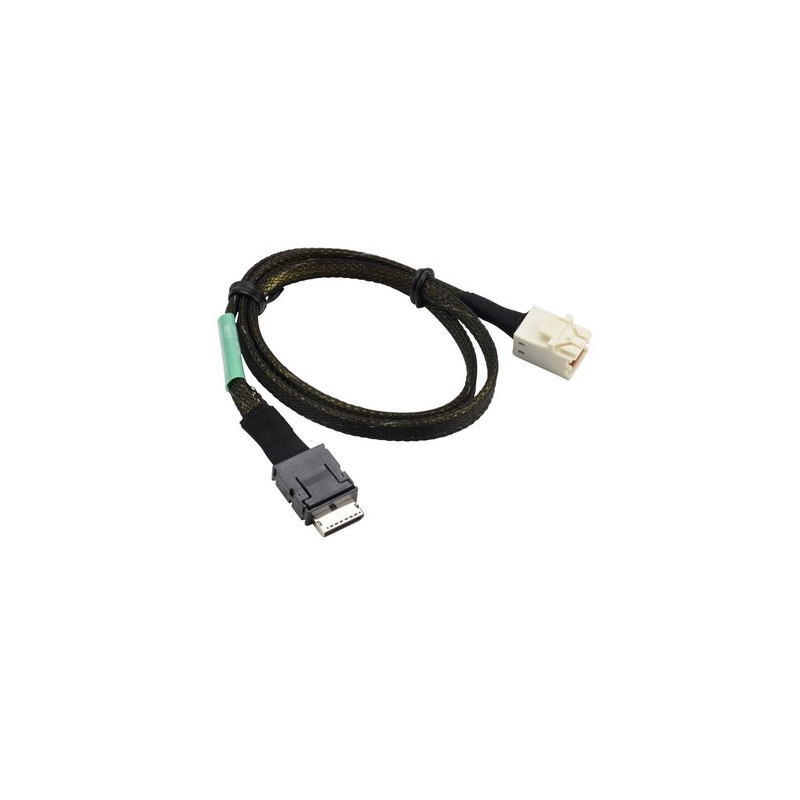 Supermicro OCuLink source to MiniSAS HD target V.91,INT,PCIe NVMe SSD, 57CM,34AWG