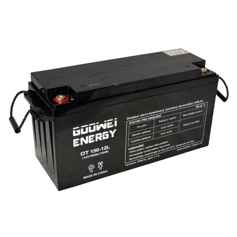 GOOWEI ENERGY Pb záložní akumulátor VRLA GEL 12V/150Ah (OTL150-12)