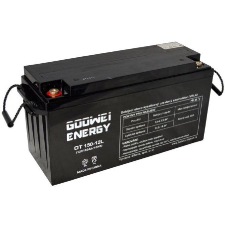 GOOWEI ENERGY Pb záložní akumulátor VRLA GEL 12V/150Ah (OTL150-12)