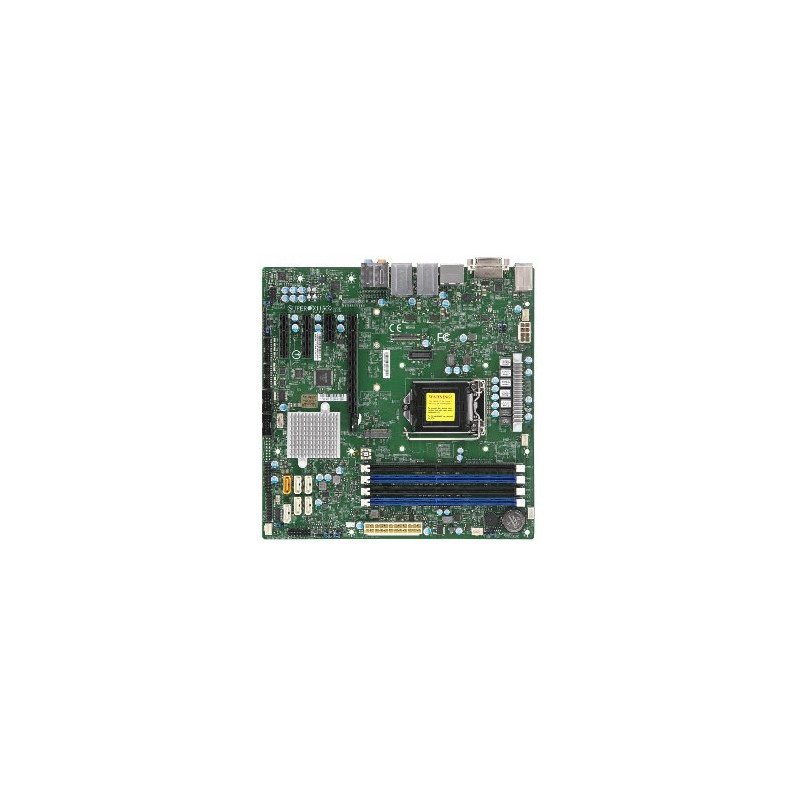 SUPERMICRO MB 1xLGA1151 (Core 8th gen/ 95W), Q370,4xDDR4,6xSATA3,M.2,4xPCIe 3.0 (x16, x1,2 x4),HDMI,DP,DVI,Audio,2x LAN