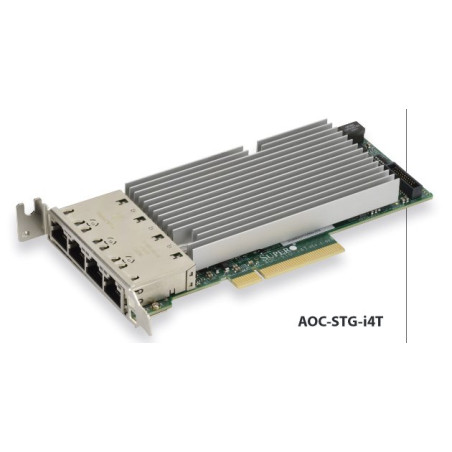 SUPERMICRO Standard LP 4-port 10GbaseT, Intel XL710 and X557