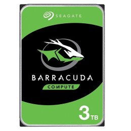 Seagate HDD BarraCuda 3.5" 3TB - 5400rpm/SATA-III/256MB