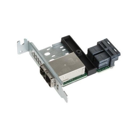 SUPERMICRO 8-port Mini SAS HD Int-to-Ext cable adapter low profile