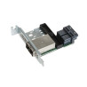 SUPERMICRO 8-port Mini SAS HD Int-to-Ext cable adapter low profile