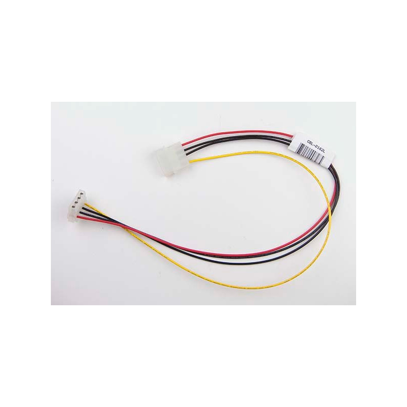 SUPERMICRO 4 pin to 4 pin power extension .HDD to RA,40cm. 20AWG