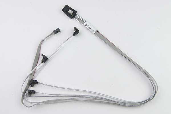SUPERMICRO IPASS (SFF-8087) TO 4 SATA 70/60/50/50CM, W/ 70CM SB, right angle, pro SC113