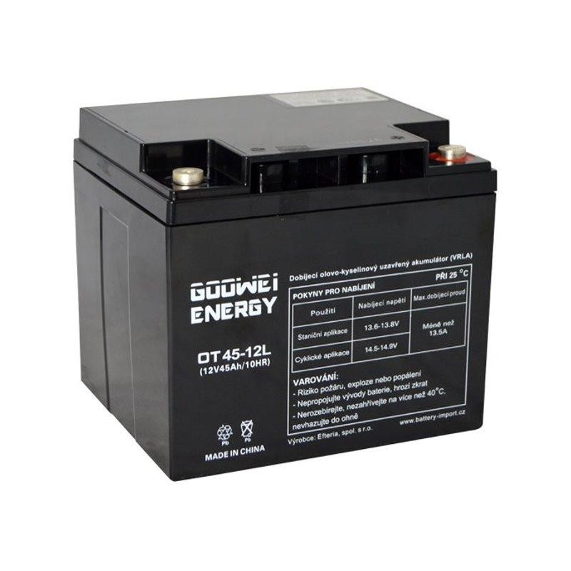 GOOWEI ENERGY Pb záložní akumulátor VRLA GEL 12V/45Ah (OTL45-12)