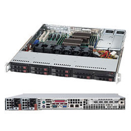 SUPERMICRO 1U chassis 8x 2,5" HS SAS/SATA, 2x500W (Platinum)