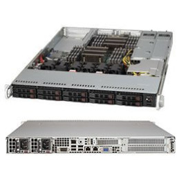 SUPERMICRO 1U chassis 10x 2,5" HS SAS3/SATA3, 2x700/750W, WIO