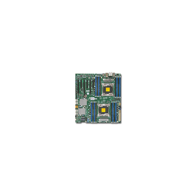 SUPERMICRO MB 2xLGA2011-3, iC612 16x DDR4 ECC,10xSATA3/8x SAS3 sw LSI 3008(PCI-E 3.0/3,2(x16,x8)PCI-E 2.0/1(x4),Audio,2x