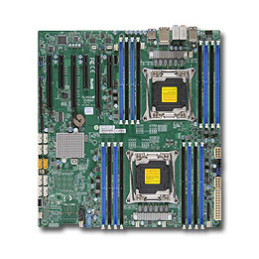 SUPERMICRO MB 2xLGA2011-3, iC612 16x DDR4 ECC,10xSATA3,(PCI-E 3.0/3,2(x16,x8)PCI-E 2.0/1(x4),Audio,2x LAN