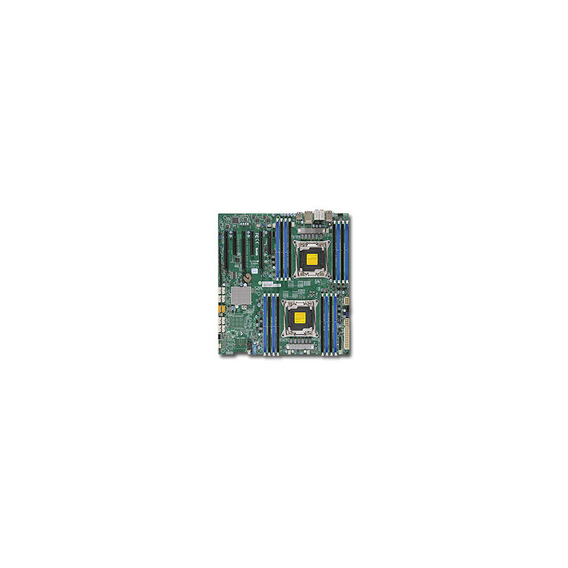 SUPERMICRO MB 2xLGA2011-3, iC612 16x DDR4 ECC,10xSATA3,(PCI-E 3.0/3,2(x16,x8)PCI-E 2.0/1(x4),Audio,2x LAN