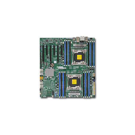 SUPERMICRO MB 2xLGA2011-3, iC612 16x DDR4 ECC,10xSATA3,(PCI-E 3.0/3,2(x16,x8)PCI-E 2.0/1(x4),Audio,2x LAN