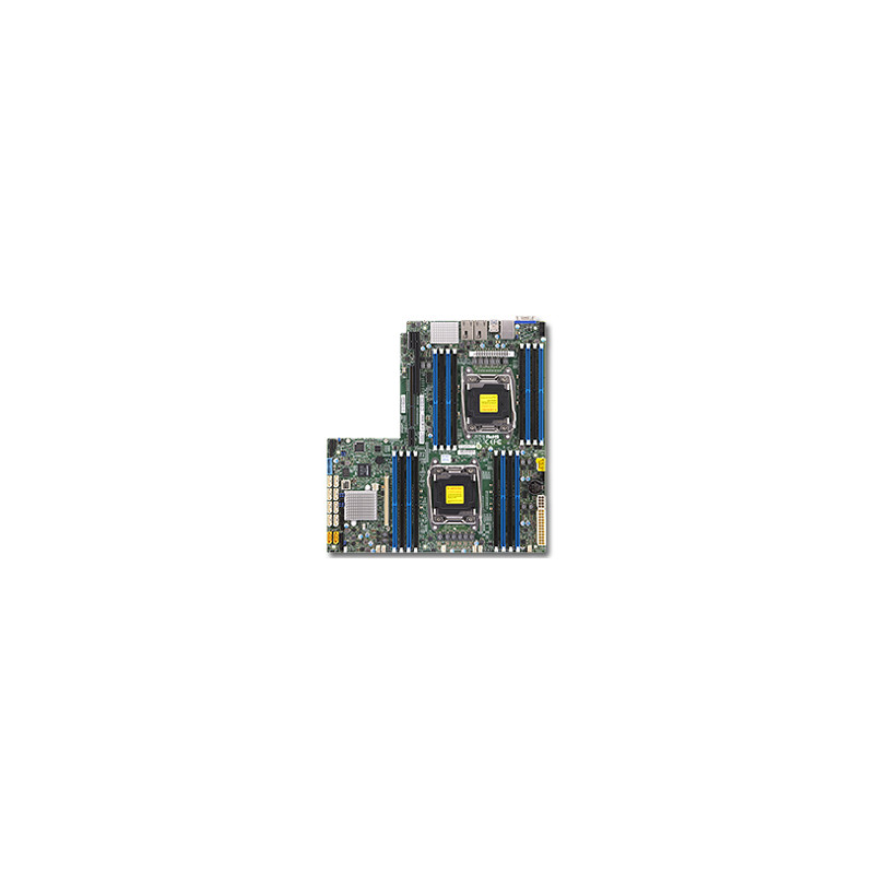 SUPERMICRO MB 2xLGA2011-3, iC612 16x DDR4 ECC,10xSATA3,(PCI-E 3.0/1,1(Lx32,Px16),2x LAN,IPMI