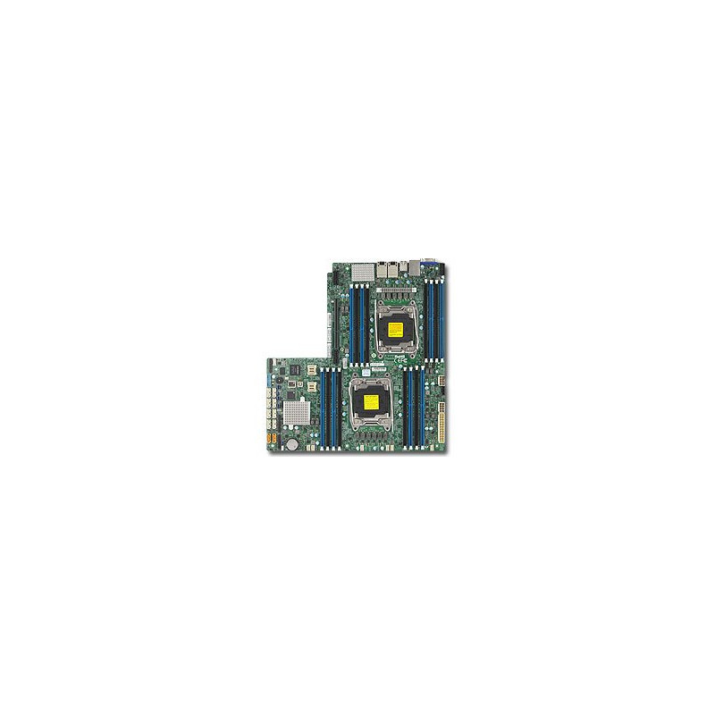 SUPERMICRO MB 2xLGA2011-3, iC612 16x DDR4 ECC,10xSATA3,(PCI-E 3.0 x32),2x1GbE LAN, 2x PCI-E 3.0 NVMe x4,IPMI