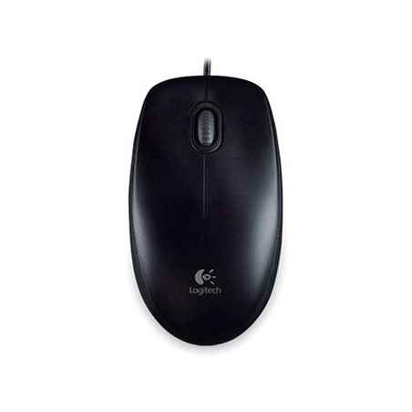 Logitech Corded Mouse B100 - Business EMEA - BLACK