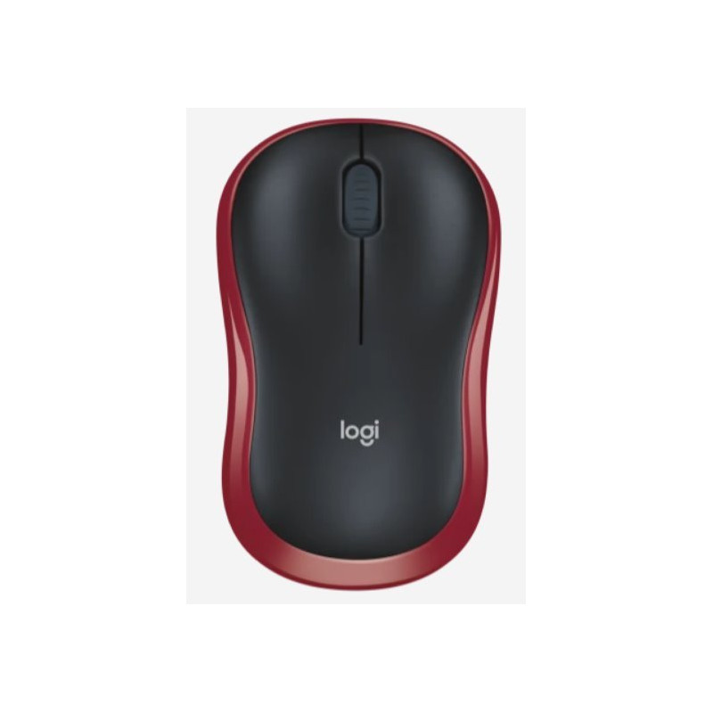 Logitech Wireless Mouse M185 - RED - EMEA