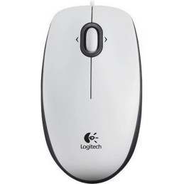 Logitech Corded Mouse B100 - Business EMEA - WHITE