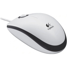 Logitech Corded Mouse B100 - Business EMEA - WHITE