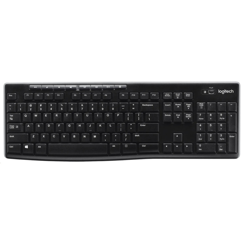 Logitech Wireless Keyboard K270 - EER - Czech layout