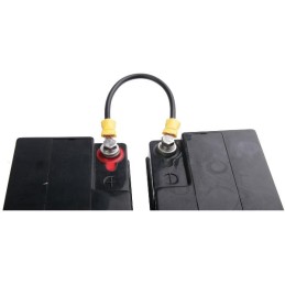 Solarmi propojovací DC kabel, 90cm, očko M6 - dutinka