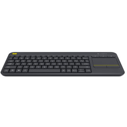 Logitech Wireless Touch Keyboard K400 Plus - INTNL - US International layout - Black
