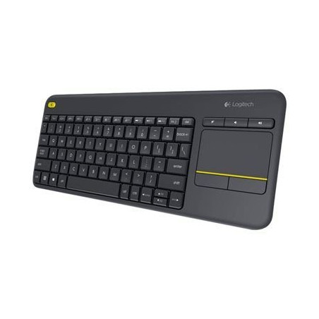Logitech Wireless Touch Keyboard K400 Plus - INTNL - UK layout - Black