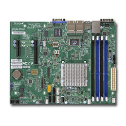 SUPERMICRO uATX MB Atom C2550 4-core (14W TDP), 4x DDR3, 2xSATA3, 4xSATA2, (1,1PCI-E x8,x4), 4xLAN, IPMI