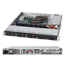 SUPERMICRO 1U chassis 8x 2,5" HS SAS/SATA, 600W (80PLUS Platinum)