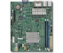 SUPERMICRO uATX MB Atom C2358 2-core (7W), 2x DDR3 ECC/nECC, 2xSATA3, 2xSATA2, 1x PCI-E x4(in x8), 5xLAN, IPMI