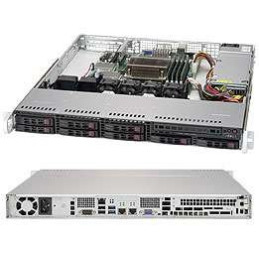SUPERMICRO 1U chassis 8x 2,5" HS SAS3/SATA (2x NVMe), 350W (80PLUS Platinum)