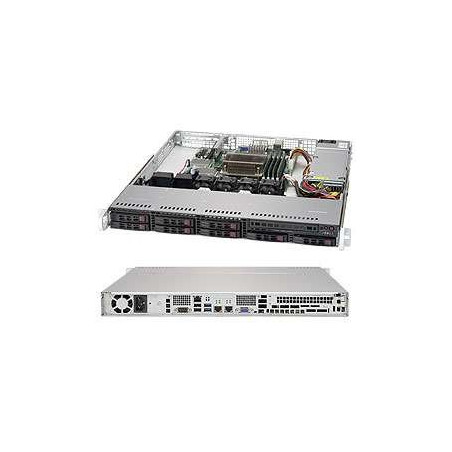 SUPERMICRO 1U chassis 8x 2,5" HS SAS3/SATA (2x NVMe), 350W (80PLUS Platinum)