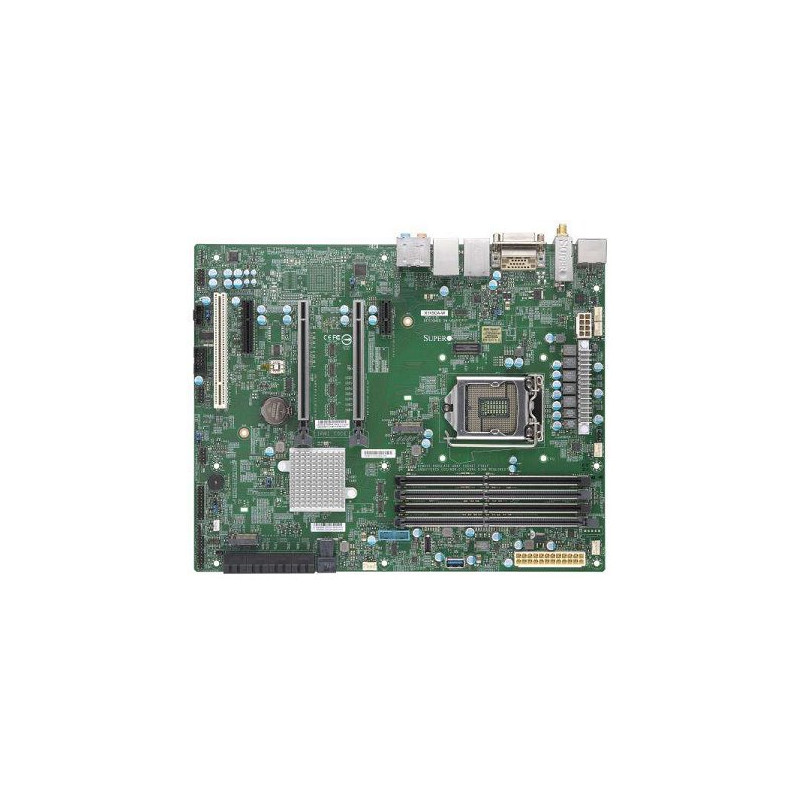 SUPERMICRO MB 1xLGA1151 (Xeon E-2xx,core), C246,4xDDR4,8xSATA3,2xM.2,4xPCIe3.0 (x16/8/4/1),HDMI,DP,DVI,Audio,2x LAN,WIFI