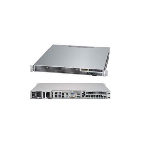 SUPERMICRO 1U server 1x LGA1151, iQ170 (i7), 4x DDR4 NonECC, 2x 2.5" Fix SATA, 400W (80+ Platinum), IPMI