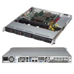 SUPERMICRO 1U chassis 8x 2,5" HS SAS3/SATA (2x NVMe), 600W (80PLUS Platinum)
