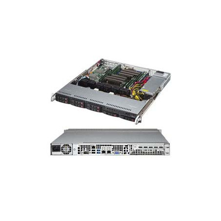 SUPERMICRO 1U chassis 8x 2,5" HS SAS3/SATA (2x NVMe), 600W (80PLUS Platinum)