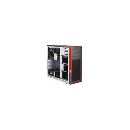 SUPERMICRO Mid-Tower 6x 3,5" + 4x 2,5" int. HDD, 2x 5,25", bez zdroje