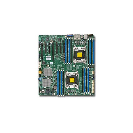 SUPERMICRO MB 2xLGA2011-3, iC612 16x DDR4 ECC R,10xSATA3 (PCI-E 3.0/2,4,1(x16,x8,x4),4x 1GbE LAN,IPMI