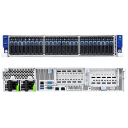 TYAN Transport SX 2U server 1x SP3, 16x DDR4 ECC R, 24x U.2, 2x770W (platinum), 2x 1Gb LAN + OCP, IPMI