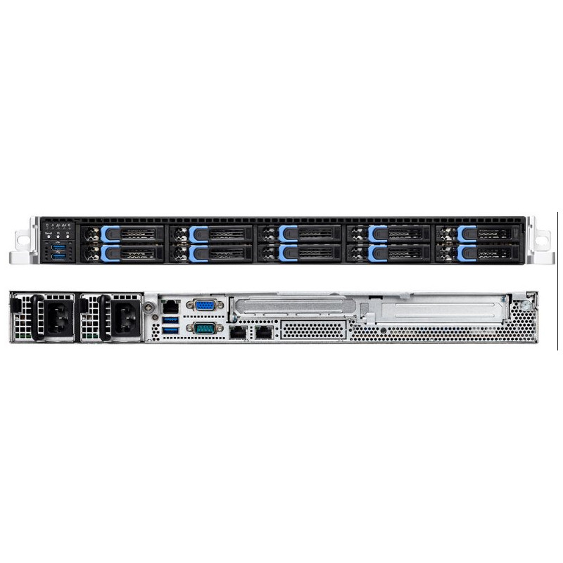 TYAN Transport SX 1U server 1x SP3, 16x DDR4 ECC R, 10x U.2, 2x M.2, 2x PCIe 2x 650W (plat.), 2x 1Gb LAN + OCP, IPMI