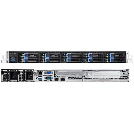 TYAN Transport SX 1U server 1x SP3, 16x DDR4 ECC R, 10x U.2, 2x M.2, 2x PCIe 2x 650W (plat.), 2x 1Gb LAN + OCP, IPMI