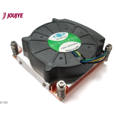 Dynatron Cooler K199G Intel 1150/-51/-55/-56 - 1U Active Copper heatsink with PWM up to 95W TDP